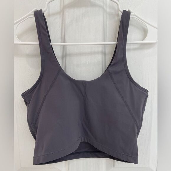 Dragon Fit Purple Padded Sports Bra Yoga Crop Top Women’s Size S - Picture 3 of 6